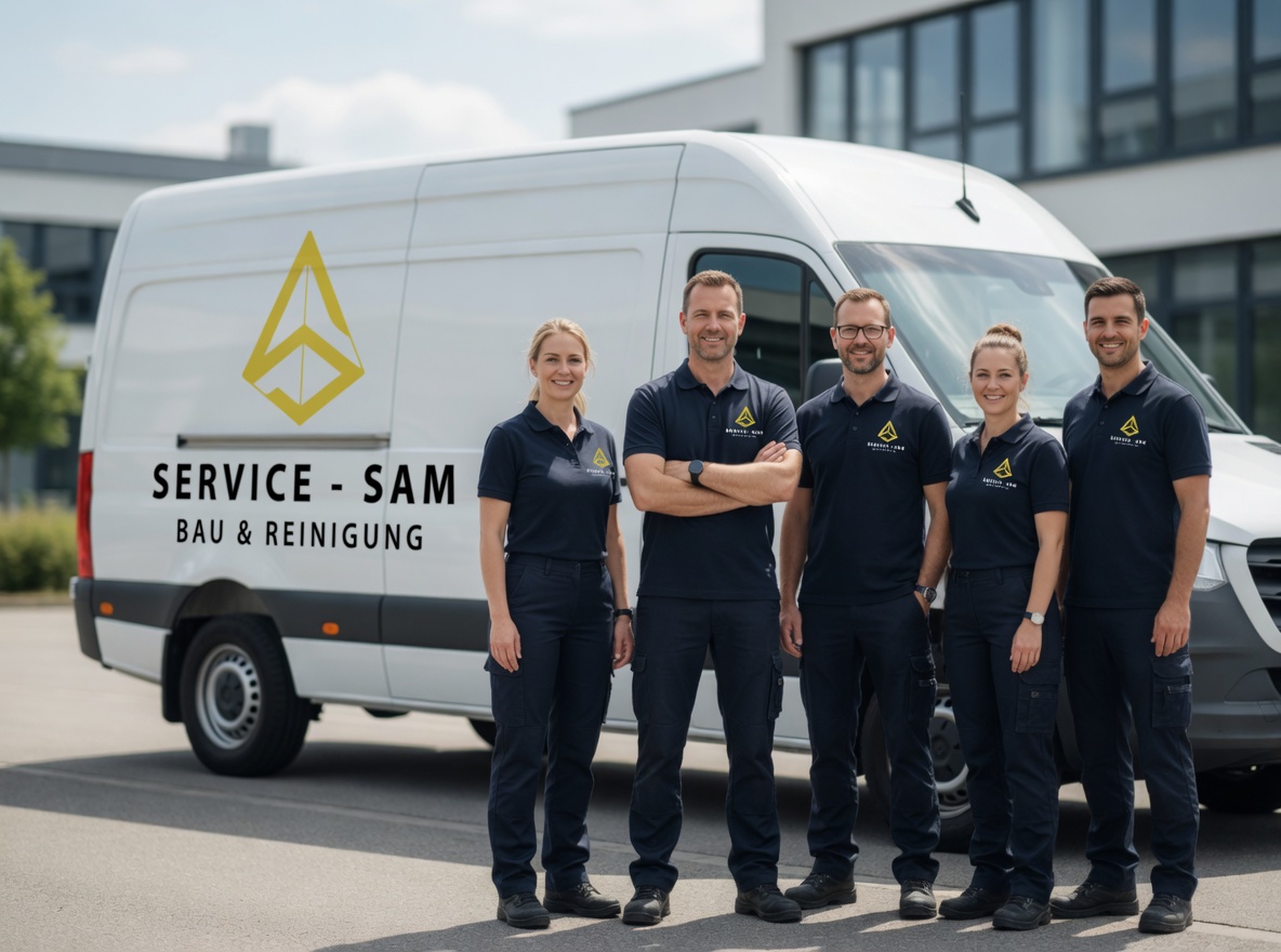 Das Bau- und Reinigungsteam von Service Sam